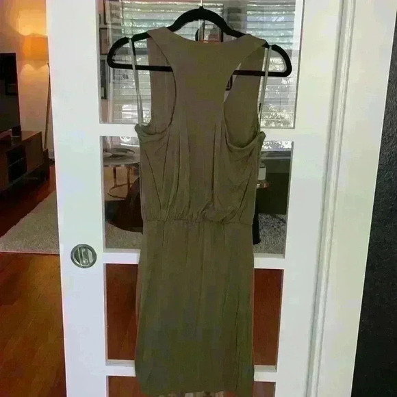 Khaki Jersey Dress - Picture 3 of 3